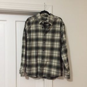 Eddie Bauer Relaxed Fit Plaid Button Down